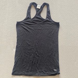 Victoria Secret PINK Black Razorback Tank